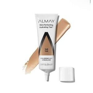 Almay Hydrating Liquid Foundation Tint, Lightweight with Light Coverage 140 Tan